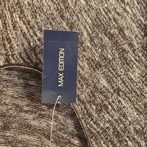 MAX EDITION KNIT FABRIC LONG SLEEVES DRESS SIZE XL NEW WITH TAGS - Picture 5 of 7